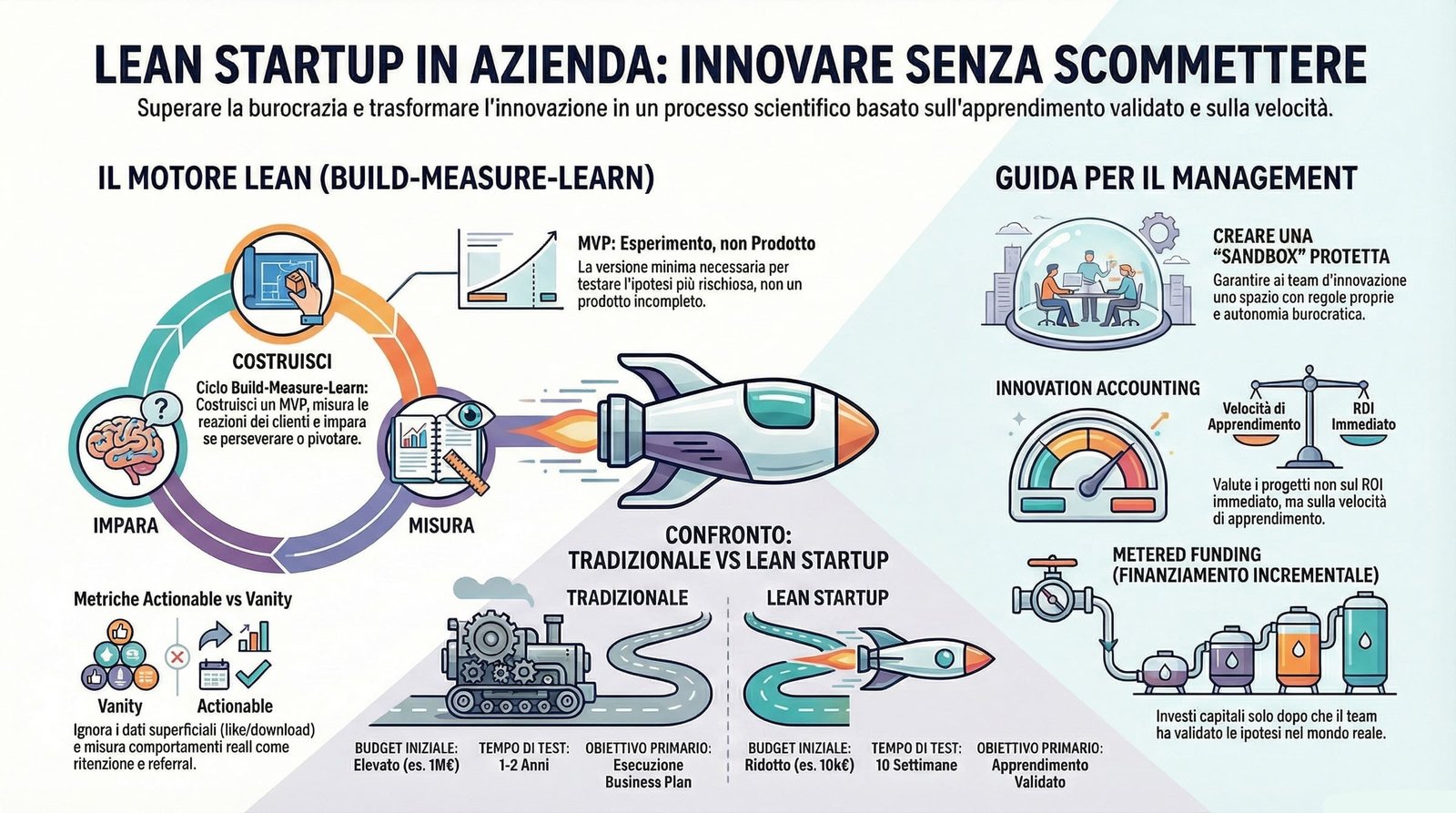 GM infografica - Lean startup per aziende